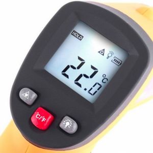Infračervený laserový bezdotykový teploměr -50°C až +380°C (-58–716°F)