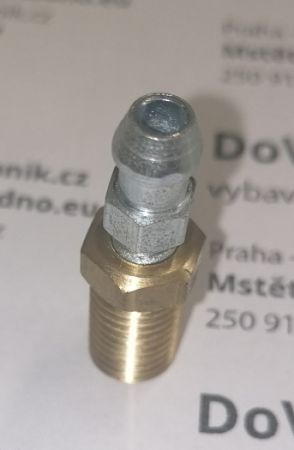 Redukce vložka pro stržený závit odvzdušňovacího šroubu brzd, s odvzdušňovacím šroubem M6x1, oprava odvzdušňováku brzd 