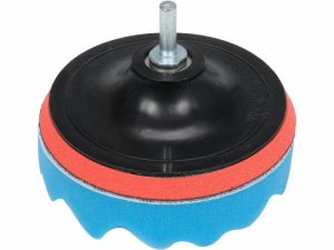 leštící kotouče molitan 125mm na úhlovou brusku vrtačku pro detailing aut a leštění, Leštící koutouče sada 125 mm, M14 a stopka 6mm12 ks