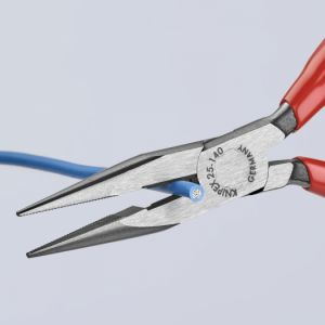 Půlkulaté kleště s břity 140 mm - 2501140, kleště špičaté dlouhý nos 140mm Knipex profi 