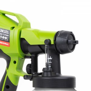 Aku stříkací pistole tryska 2mm 2,5mm Procraft max průtok barvy 750ml/min