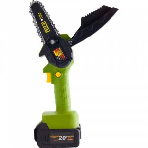 Jednoruční aku řetězová pila lišta 10cm LiIon 20V bez aku PRO-CRAFT kompatibilní s bateriemi Makita