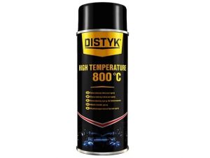 Černý žáruvzdorný ochranný sprej na bázi silikonu 800°C 400ml  High Temperature 