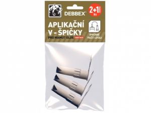 Náhradní aplikační V-špičky pro lepidla a silikony 3ks