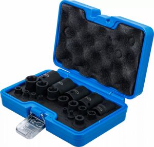 Sada kovaných hlavic E Torx 1/4" 3/8" 1/2" 