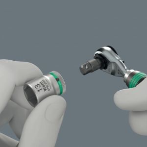 Ráčna 1/4" na bity 8011 Zyklop Mini 4, ráčna na bity jako nástavec do šroubováků držáků bitů 1/4" možno si vytvořit různě dlouhý držák táčny 