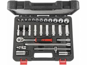 palcová gola 3/8" 28ks.dílů profi výrobek sada gola inch  střední gola 3/8"  hlavice ořech 1/4; 5/16; 11/32; 3/8; 7/16; 1/2; 9/16; 5/8; 11/16; 3/4; 13/16; 7/8 palce