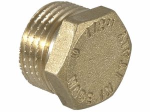 Záslepka mosazná vnější závit G do rozvodu stlačeného vzduchu 