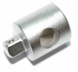 koncovka trháku nástavce 1/4" ,redukce z 3/8" goly na 1/4" golu a unašeč na trhák posuvný nástavec