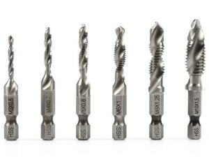 Sada závitových vrtáků M3-M10 HSS 6ks