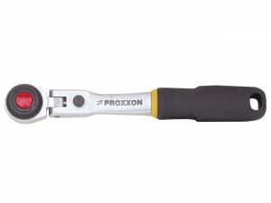 Ráčna 1/4" s kloubkem se zajištěním  profi PROXXON 52 zubů 90°, malá kloubová ráčná se zajištěním kloubu 