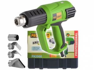 Pistole horkovzdušná 2000W digitální 50-600°C, opalovací pistole s regulací a digitálním displejem , horkovzuška digitál regulace teploty,