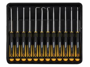 Sada mini šroubováků a háčků pro jemnou mechaniku 12ks, 