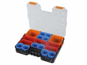 Organizér kufřík na nářadí, šroubky a drobnosti se 17 vyjímatelnými přihrádkami 2080/V17