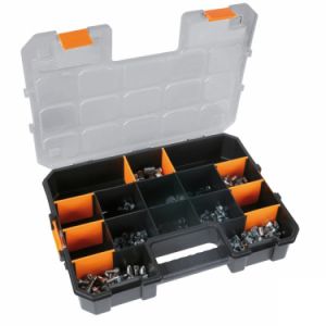 VELKÝ kufr na drobné součástky s 15 přihrádkami a 8 vyjímatelnými oddíly 2080/DL Beta nářadí