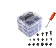 sada plastových příchytek na autočalounění 16 druhů 625ks  Beta Tools 1478SP, úchytka podběhu , příchytka plastů v autě 