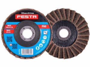 Kotouč brusný korundový lamelový 125mm/22.2mm P60 HRUBÝ
