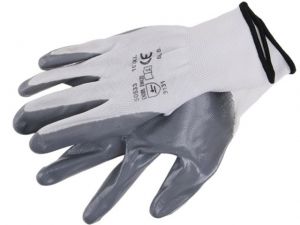Rukavice nylonové - Nitril vel.10