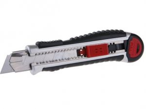 Nůž olamovací 25mm čepel profi se zásobníkem čepelí kovový 5ks