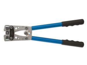 Krimpovací kleště pro kabelová očka od 6 do 50 mm2,  lisovací kleště na větší kabelová očka a konektory s mačkáím do šestihranu 