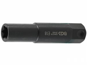 Vnitřní torx E22 dlouhý pro rázový utahovák Bit délka 100 mm | pohon vnější šestihran 22 mm