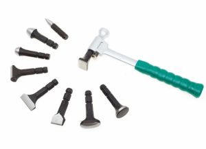 Karosářské kladivo s výměnnými hlavami, 9ks