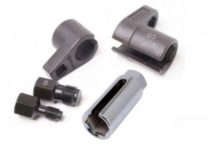 Klíče na lambda sondy a snímače, se závitníky, sada 5ks