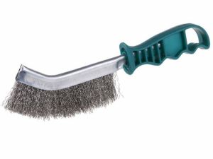 Kartáč ruční nerez vlnitý 250mm plastová rukojeť