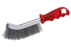 Kartáč ruční ocelový vlnitý 250mm plastová rukojeť