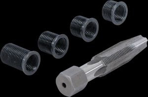 oprava závitu zapalovací svíčky vyvložkováním, sada na opravu závitů zapalovacích svíček M10x1,0mm, 5ks, Vložkovací sada pro opravu závitů
