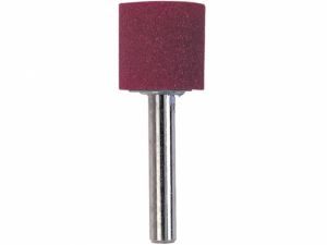 Brusné tělísko korund stopka 6mm 19x19mm A39 průmyslové, profi korundové brusné tělísko pro kolíkovou brusku