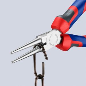 kleště kulaté profi Knipex Kleště s dlouhými čelistmi, oblé - špičaté, chromované, s opláštěnými rukojeťmi 160mm KNIPEX
