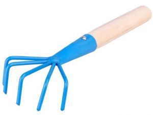 Motyčka - Drábek 5-hrotý s násadou 25cm, motyčka s prsty na plení rekultivaci 