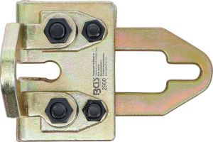Hák pro vytažení karoserie 120 mm s 2 oky, max. 5 t, bočně 3 t