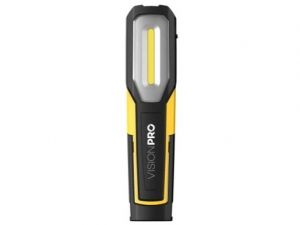 Montážní lampa led aku s naklápěním a magnety VisionPro 500lm, 1000lm, pracovní světlo aku montážní 500/1000 lumenů přední světlo - COB LED
