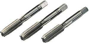 Závitník M16x2.0 sada, sadový závitník M16x2,0, sada závitníků levých M16, Sada ručních závitníků M16x2.0 HSS-G VÖLKEL