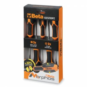 sada profi šroubováků Beta MORPHOS, šroubovák plochá křížový profi Beta MORPHOS Itálie