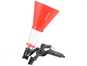 Trychtýř pro plnění oleje, univerzální 20-125mm, přípravek pro dolévání oleje do motoru nastavitelný 