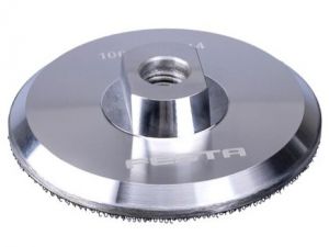 Unašeč na brusné a leštící kotouče se suchým zipem 100mm hliníkový pro diamantové kotoučky