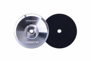 Unašeč na brusné a leštící kotouče se suchým zipem 100mm hliníkový pro diamantové kotoučky