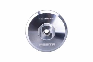 Unašeč na brusné a leštící kotouče se suchým zipem 100mm hliníkový pro diamantové kotoučky