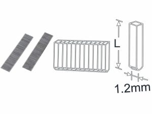 Hřebíky tvar P 14mm 1000ks 14P hřebík do sponkovačky 