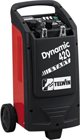 Nabíječka autobaterií se startováním 12/24V s pomocným startem Dynamic 420 TELWIN startovací box vozík