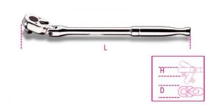 Ráčna 3/8" BETA 910/55 značková profesionální ráčna BETA 3/8", ráčna na golu 3/8" , značková ráčna na střední golu beta profi ráčna gola značková ráčna na golu 3/8"