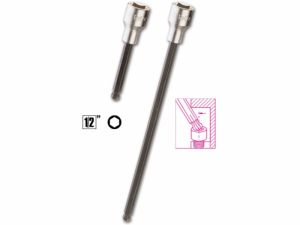 Imbus s kuličkou dlouhý BETA 920BP, hlavice dlouhý imbus s kuličkou 100mm + 240mm 5mm, 6mm, 7mm, 8mm, 10mm na golu 1/2", prodloužený imbus na olejovou vanu škoda VW 5 a 6 mm,hlavice imbus s kulič