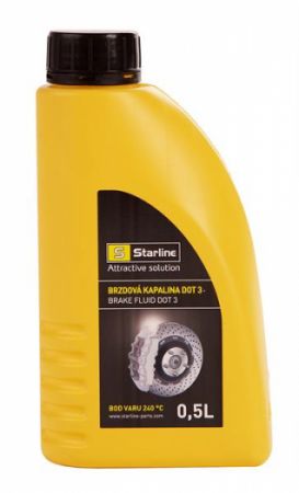 Brzdová kapalina DOT3 500 ml