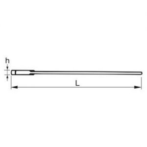  Jednostranný maticový klíč DIN 894 6 mm až 110mm  otevřený černý klíč 6-110mm jednostranný plochý klíč do 110mm