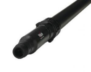průtoková teleskopická tyč pro mycí kartáče košťata VIKAN 1630-2750mm, tyč teleskopická pro stěrky na okna  a průtoková košťata na mytí obytných aut autobusů nákladních aut 