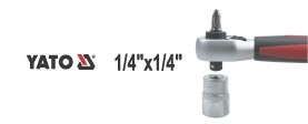 Ráčna 1/4" kombinovaná pro bity a nástrčné klíče hlavice , ráčna malá na malé oříšky a bity do šroubováků 1/4", ráčna na bity 