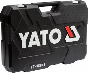 sada gola extra velká 216ks 1/4"+3/8"+1/2" +očkoploché klíče, 216ks Gola sada 1/2" 3/8" a 1/4" s očkoplochými klíči 216ks Yato YT-3884